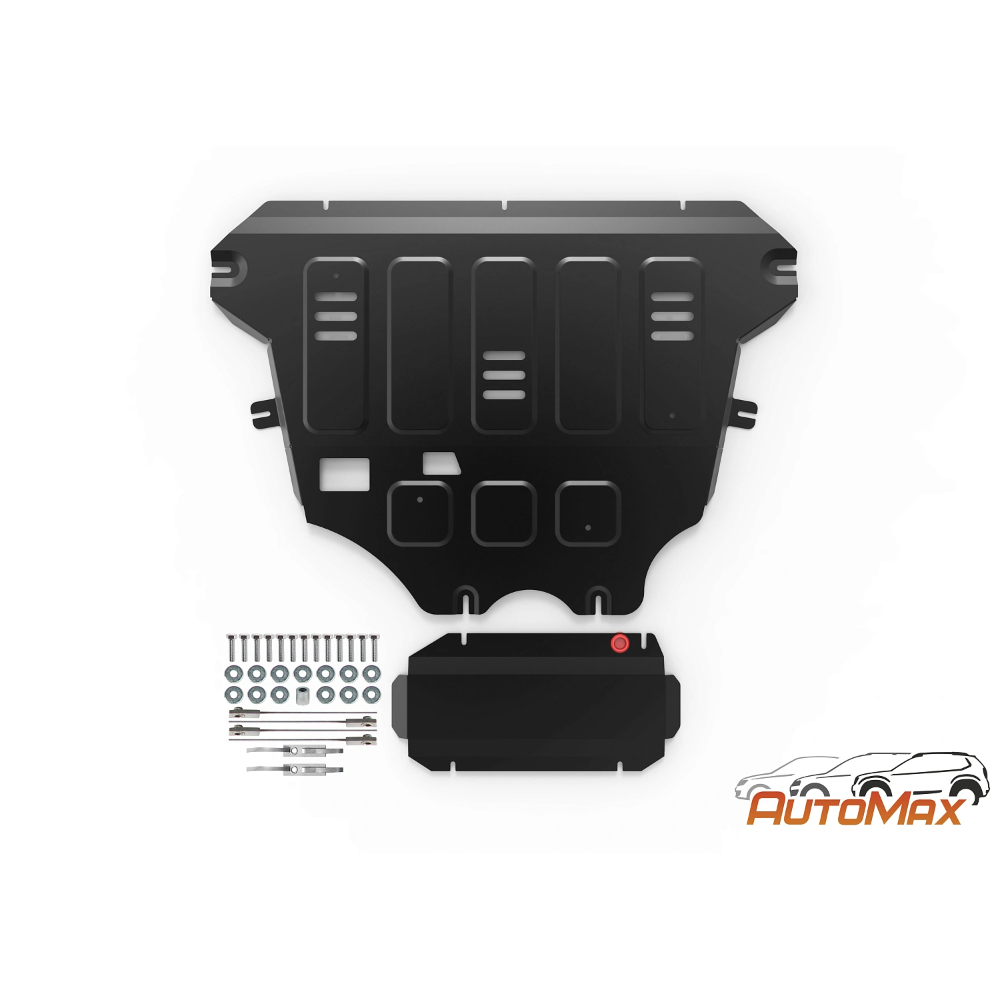 Защита картера двигателя и рулевых тяг Geely Atlas II (FX11) 2023- V- 2.0;4WD;AКПП Арт. AM19481