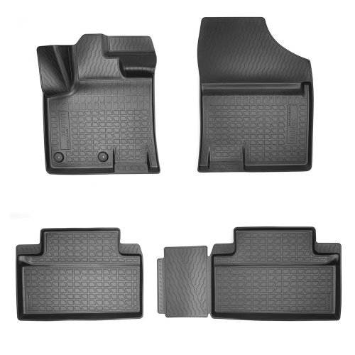 Коврики в салон JAC S7 2020-, полиуретан 3D Norplast, Черный, 5 мест Арт. NPA11C384101