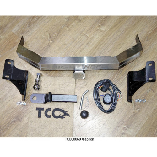 Фаркоп Toyota Highlander (U50) 2016-2019 FL (нерж. шар) TCC Арт. TCU00060N