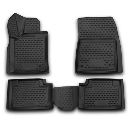 Коврики в салон Jeep Grand Cherokee  (WK2) 2010-2013, полиуретан 3D Element, Черный, Арт. NLC.3D.24.09.210