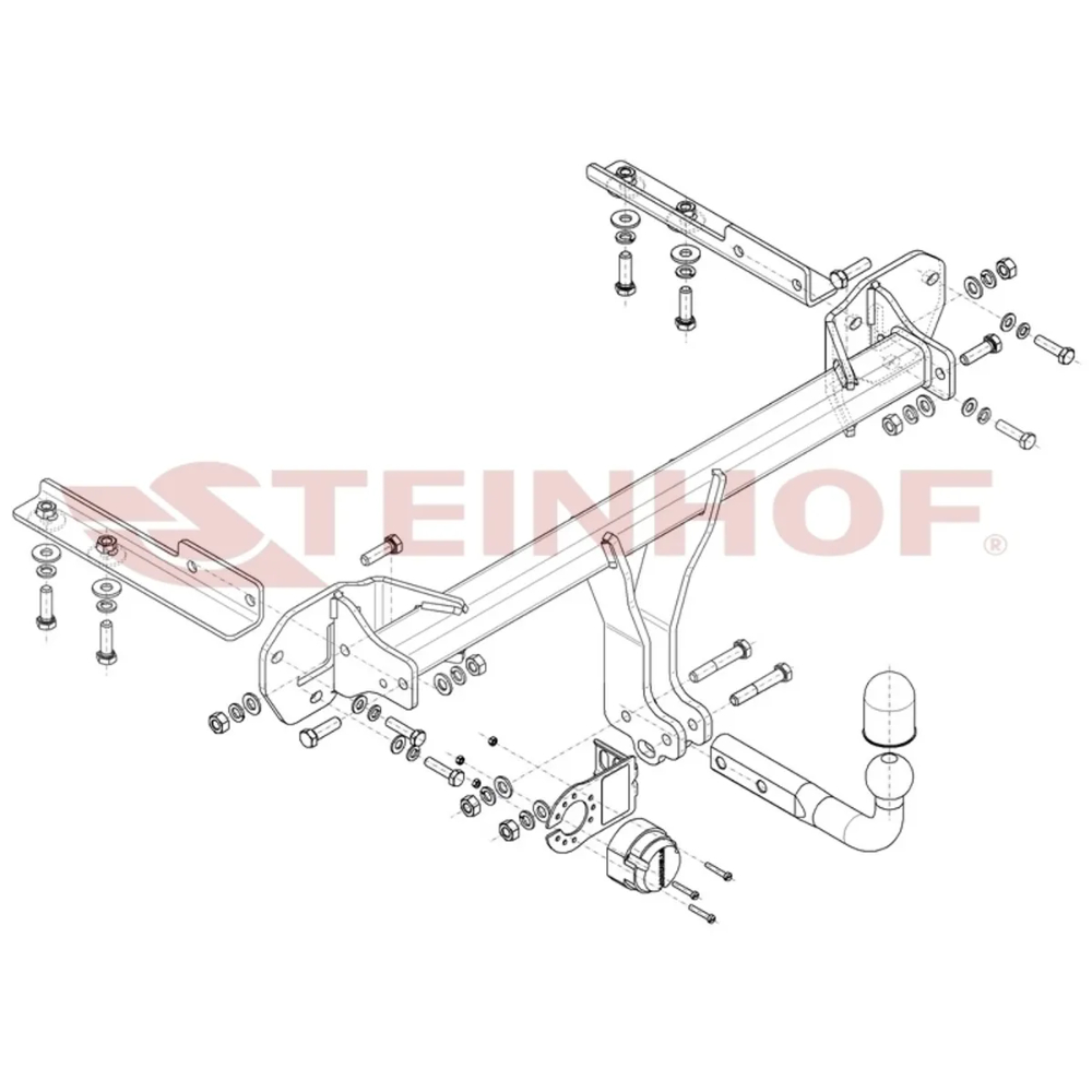 Фаркоп Subaru XV I 2011-2016 Steinhof Арт. S397
