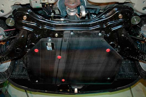 Защита картера двигателя, КПП Mitsubishi Galant 9 2003-2006 V-2,4 Арт. 14.1103
