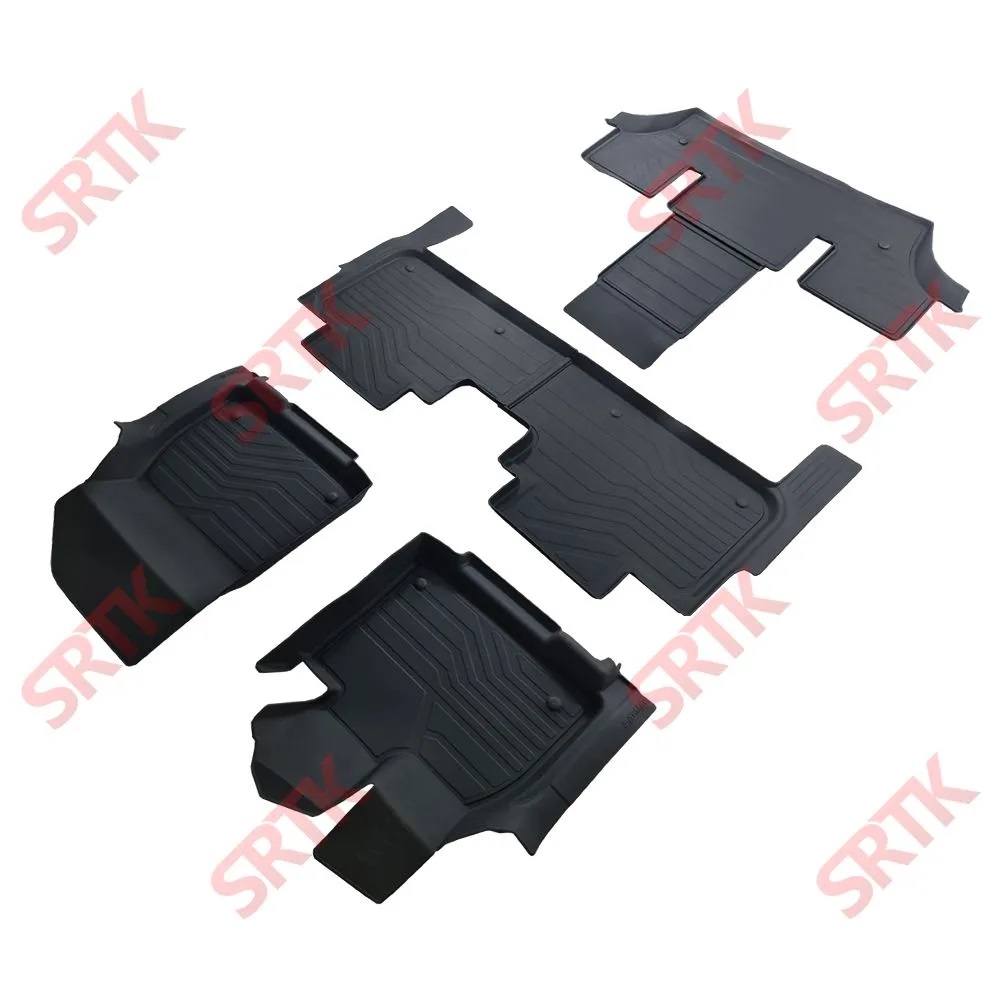 Коврики в салон Lixiang Li L9 2022-, резина 3D SRTK LUX, Черный, Арт. 3DLI922G08028