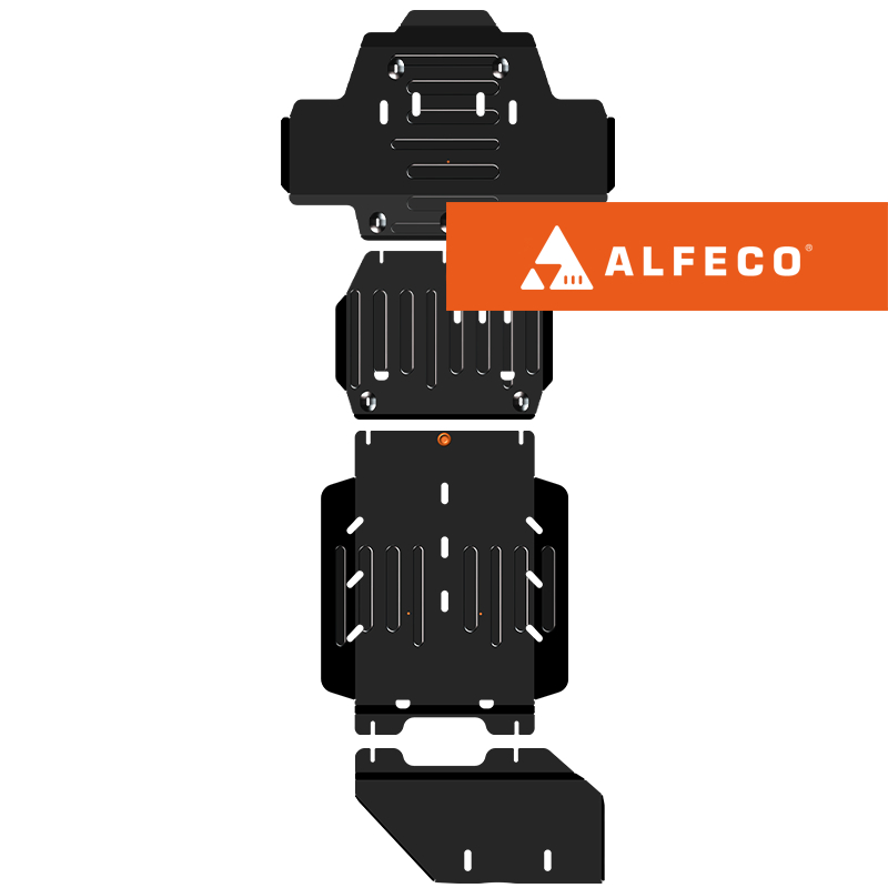 Защита  днища Toyota Land Cruiser 300 2021- 4 части Арт. ALF24141ST