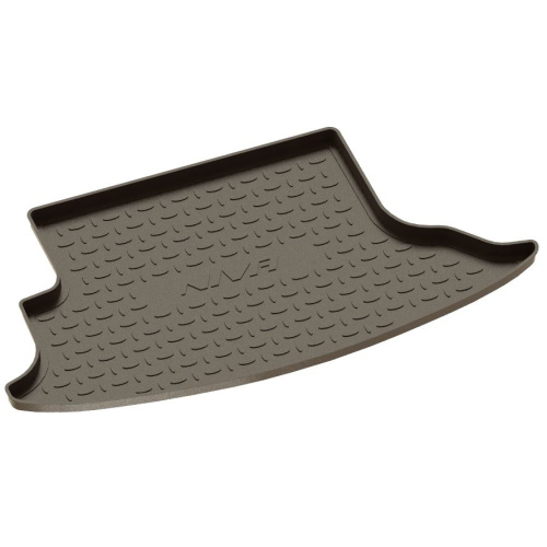 Коврик в багажник Chevrolet Niva 2002-2009, полиуретан Seintex, Черный, Арт. 85314