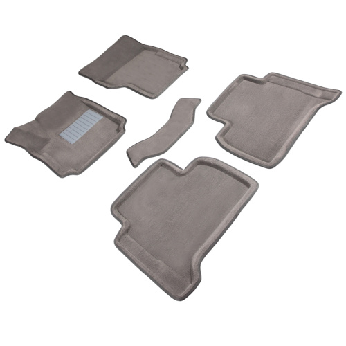 Коврики в салон Volkswagen Amarok  2010-2016, 3D ткань Seintex , Серый, Арт. 84775