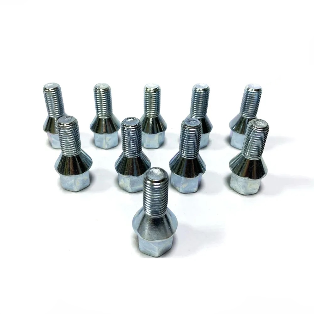 Болт колёсный M12x1.5 Конус L-21мм Цинк, Ключ 17, Арт. 075083