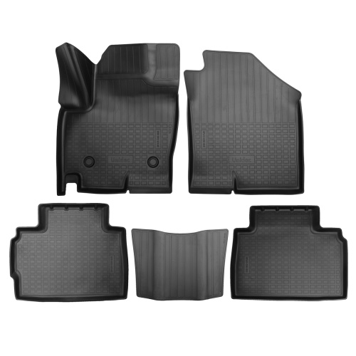 Коврики в салон BAIC X55 2022-, полиуретан 3D Norplast, Черный, Арт. NPA11-C08-860