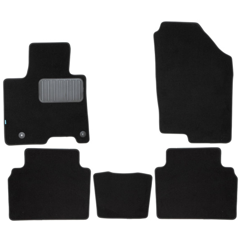 Коврики в салон Hyundai Tucson (NX4) 2020-, текстильные Klever premium, Черный, Арт. KLEVER0302007822110KH