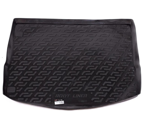 Коврик в багажник Ford Focus  2010-2015 Универсал, пластик, L.Locker, Черный, Арт. 0102021200