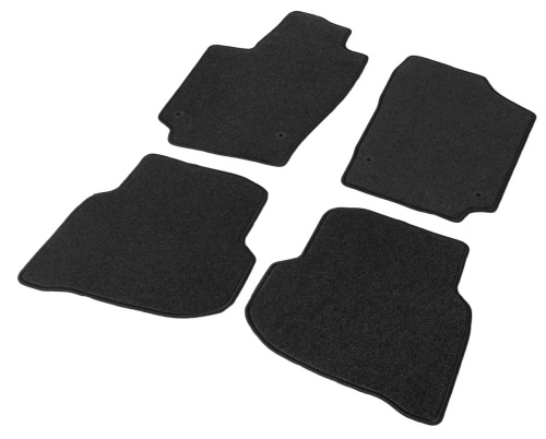Коврики в салон Volkswagen Polo  2009-2015 Седан, ткань AutoFlex Standart, Графит, Арт. 4580101
