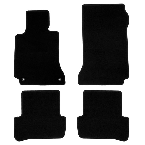 Коврики в салон Mercedes  (W204) 2006-2011 Седан, ткань Klever эконом, Черный, Арт. KLEVER013439101200K
