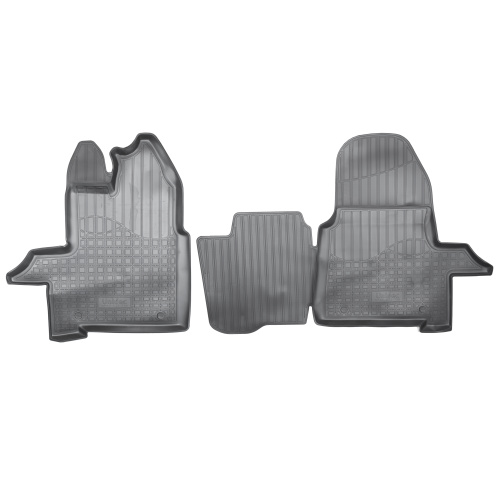 Коврики в салон Ford Transit  2014-2022 Фургон, полиуретан Norplast, Черный, Арт. NPA11-C22-730