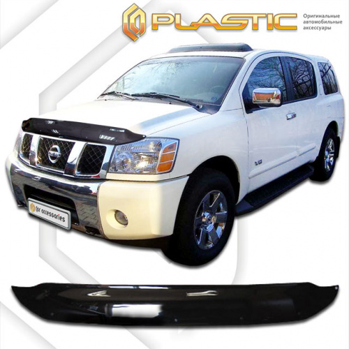 Дефлектор капота Ca-Plastic для Nissan Armada, арт.2010010103941