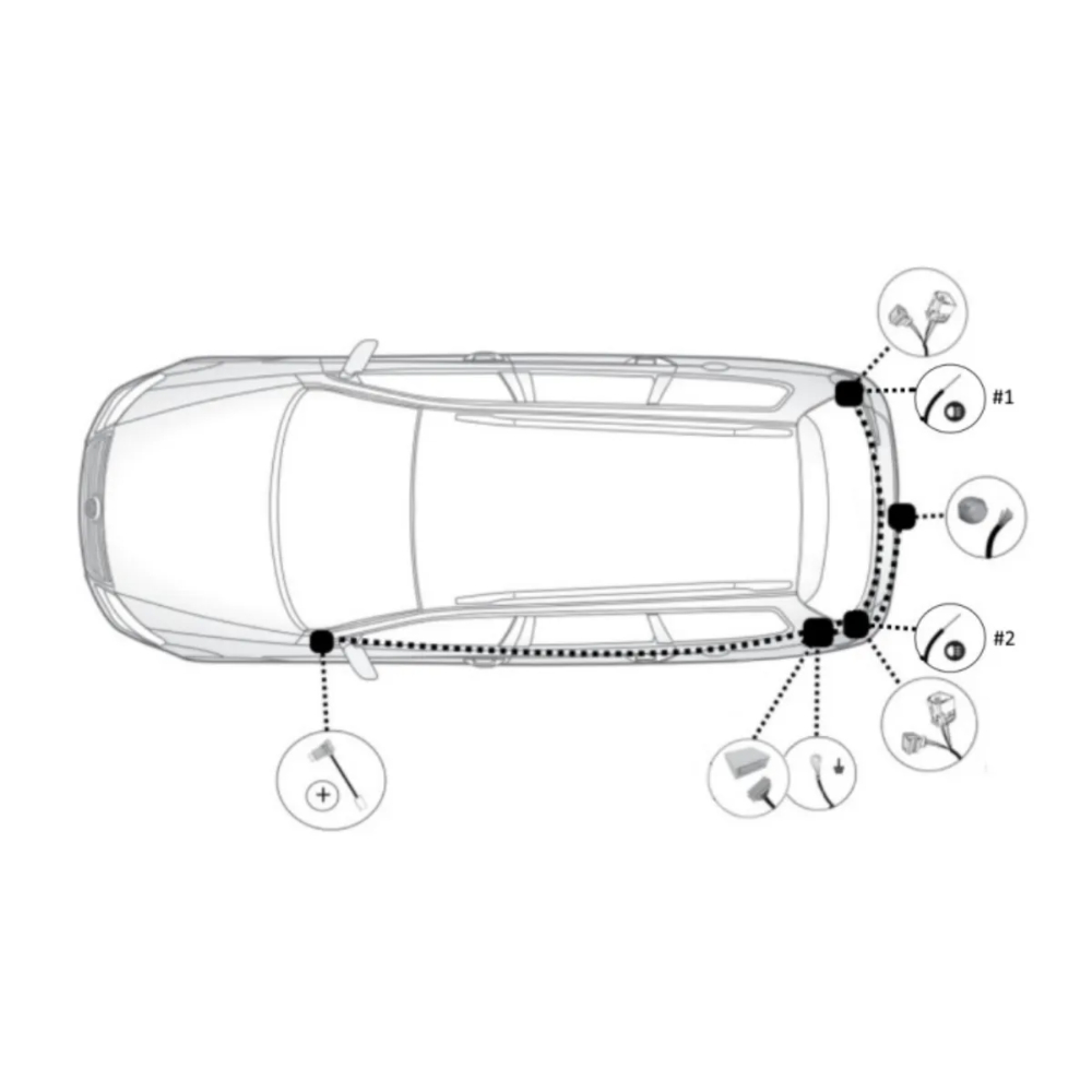 Блок согласования Ford Explorer (U502) 2010-2016 7 pin TowRus Арт. 0108914507