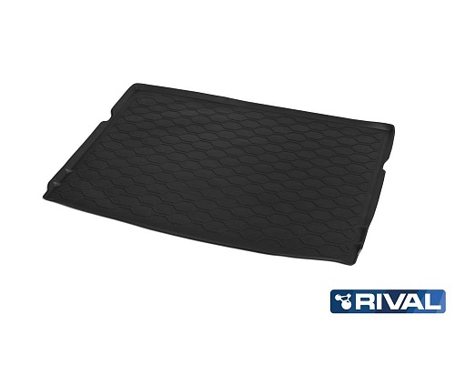 Коврик в багажник Mazda CX-30 2019-, полиуретан Rival, Черный, Арт. 13805001