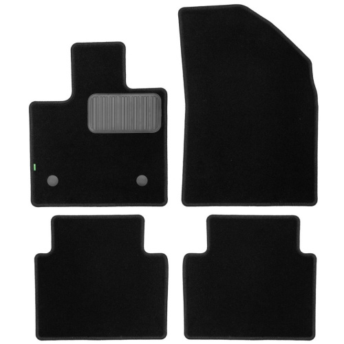 Коврики в салон EXEED VX 2021-, текстильные Klever standart, Черный, Арт. KLEVER0210600201210KH