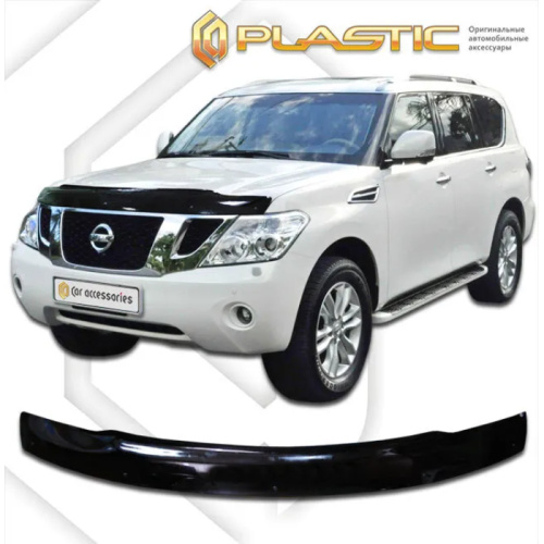 Дефлектор капота Ca-Plastic для Nissan Patrol, арт.20100601061210000000000