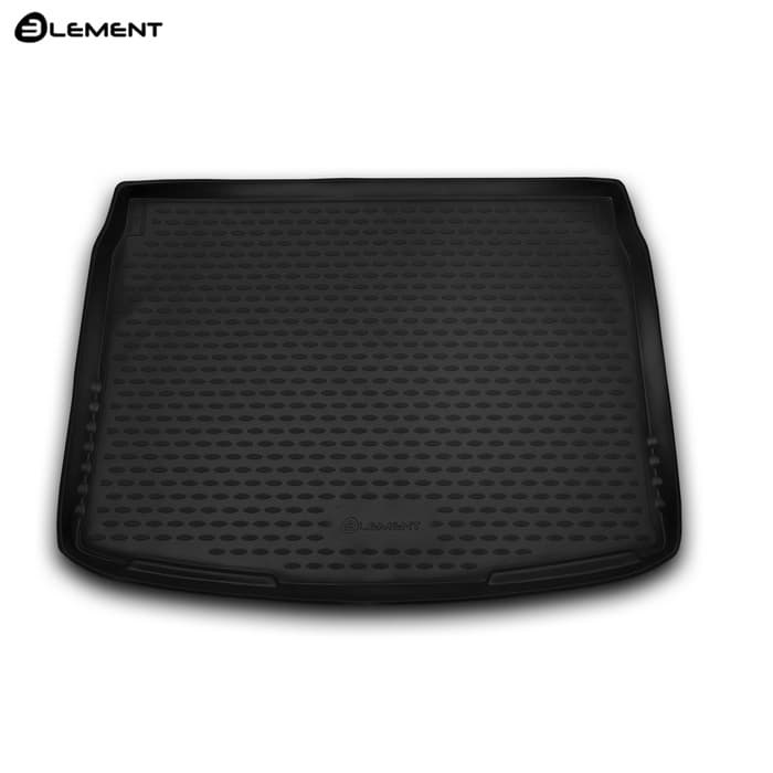 Коврик в багажник Nissan Qashqai (J11) 2013-2019, полиуретан Element, Черный, Арт. CARNIS00046