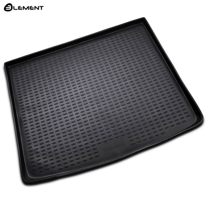 Коврик в багажник Volkswagen Touareg  2002-2007, полиуретан Element, Черный, Арт. NLC.51.01.B13