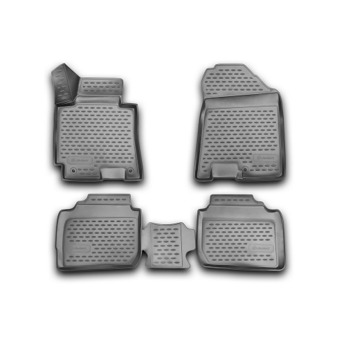 Коврики в салон Hyundai Elantra (MD) 2010-2013, полиуретан 3D Element, Черный, Арт. NLC.3D.25.48.210