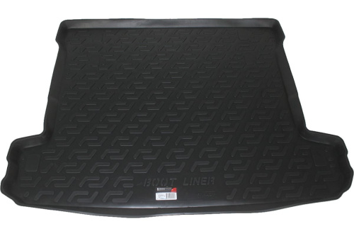 Коврик в багажник Mitsubishi Pajero  2006-2011 5 дв., пластик, L.Locker, Черный, Арт. 0108040200