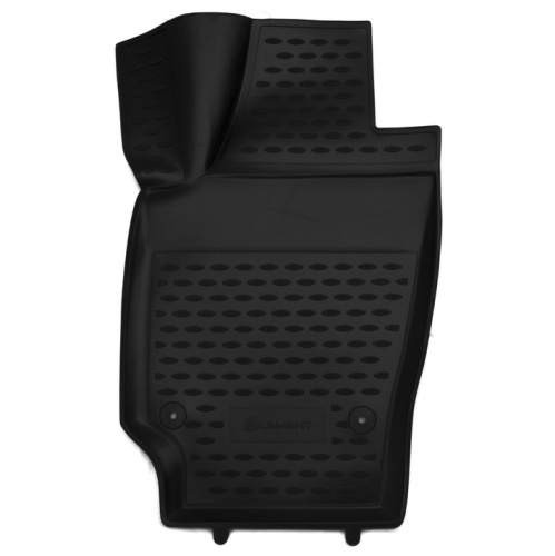 Коврики в салон Volkswagen Polo  2009-2015 3 дв., полиуретан 3D Element, Черный, водительский Арт. ELEMENT3D5128210KFL