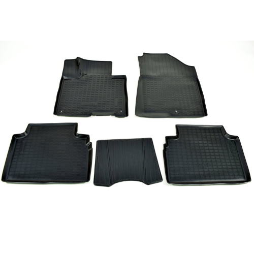 Коврики в салон Kia Sportage NQ5 2021-, полиуретан 3D Norplast, Черный, Арт. NPA11C43530