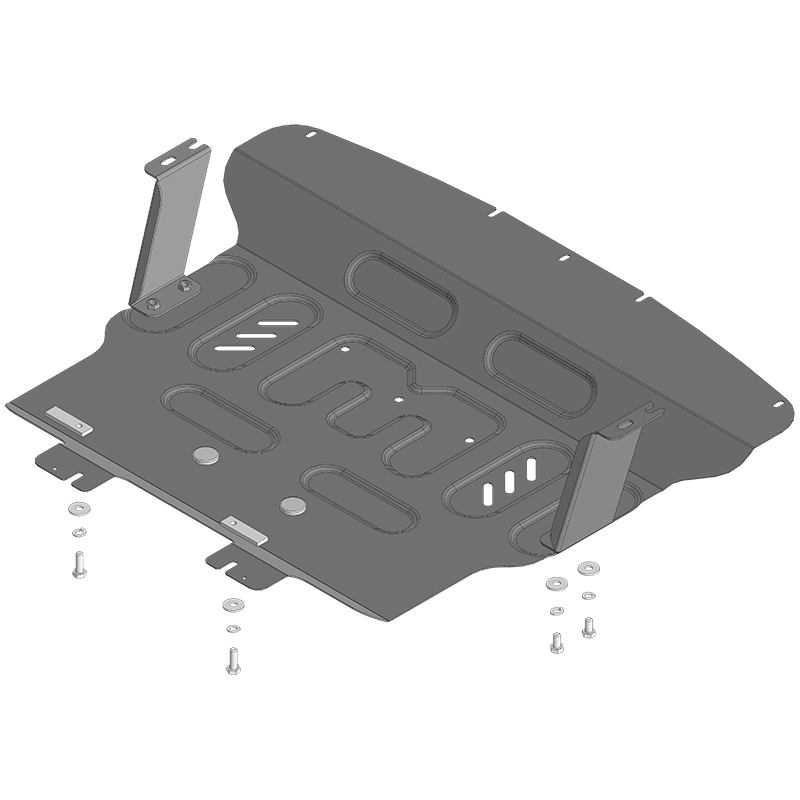 Защита картера двигателя, радиатора Sollers SF1 2025- фургон Арт. 78703