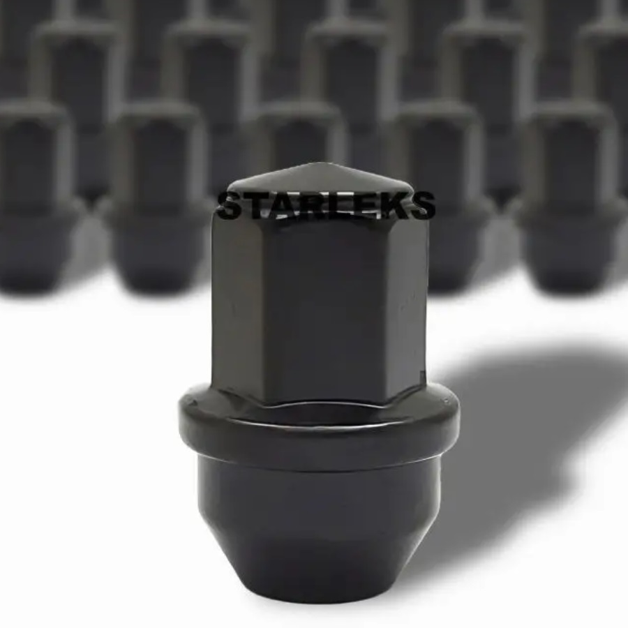 Гайка колеса M14x1.5 Конус h-46мм закрытая, Черный, Ключ 21, Арт. CD1446BC
