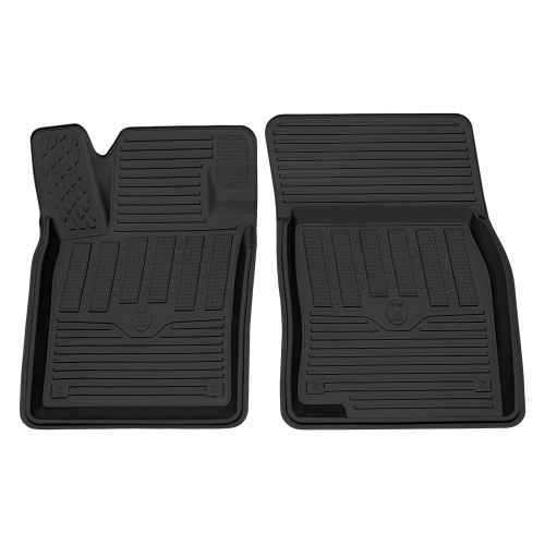 Коврики в салон Nissan Qashqai (J11) 2013-2019, резина Rezkon, Черный, передние Арт. 1525020200