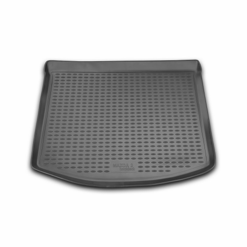 Коврик в багажник Mazda 3 (BK) 2003-2006 5 дв., полиуретан Element, Черный, Арт. CARMZD00006