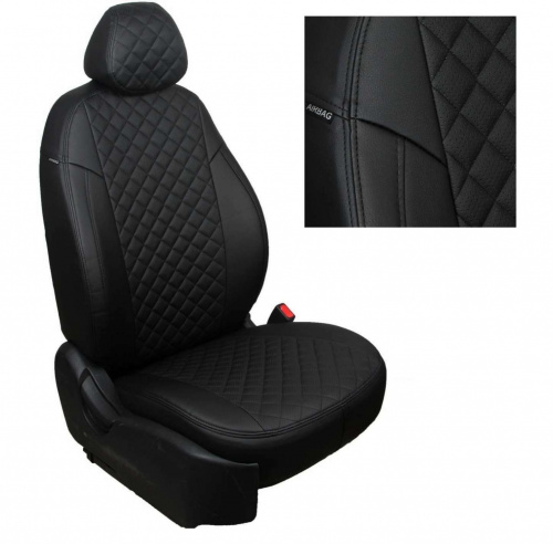Чехлы SV-Auto для Volkswagen Polo, арт. Y83496RM-bk-bk-alc