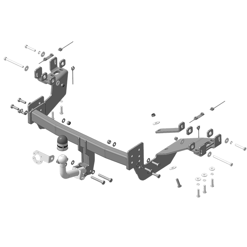 Фаркоп Mitsubishi Outlander III 2012-2014 MOTODOR Арт. 91312-A_DSC