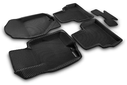 Коврики в салон Infiniti FX (S51) 2008-2012, 3D EVA Euromat, Черный, Арт. EM3DEVA002802