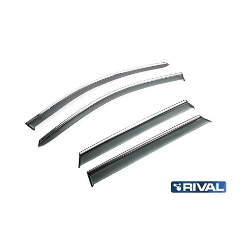 Дефлекторы окон Rival для Nissan Qashqai, арт.84105001