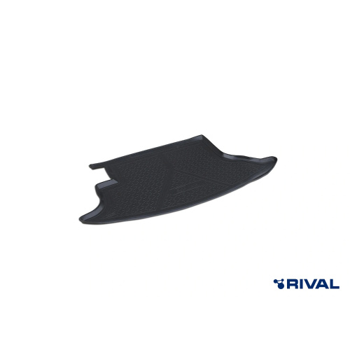 Коврик в багажник LADA Niva (2123) 2020-2021 5 дв., полиуретан Rival, Черный, Арт. RIV11004002