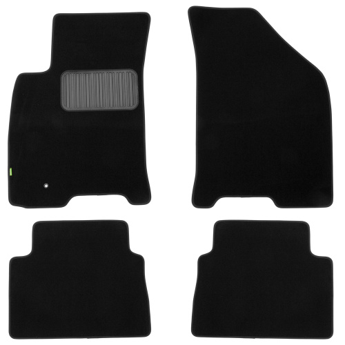 Коврики в салон Chevrolet Lacetti 2004-2013 Седан, текстильные Klever standart, Черный, Арт. KLEVER02080901210KH