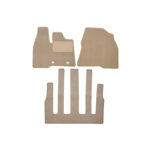 Коврики в салон Honda Odyssey  2020-2023 FL2, ткань Klever premium, Бежевый, Арт. KLEVER0401803922112KH