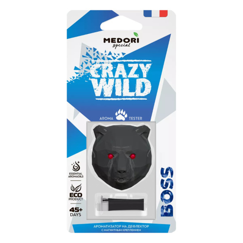 Ароматизатор на дефлектор MEDORI Медведь 3D BOSS арт. TC-3045