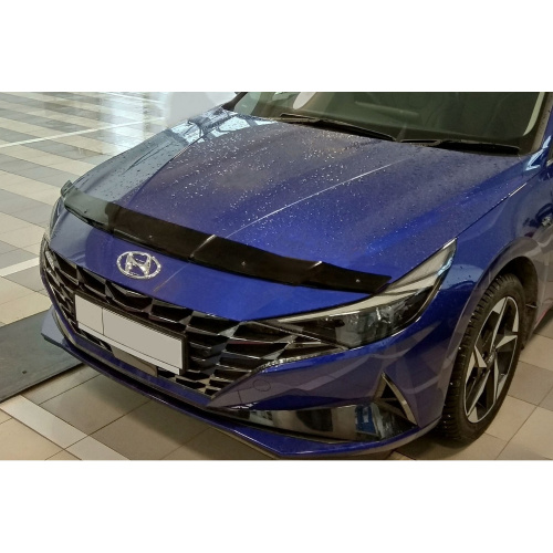 Дефлектор капота SIM для Hyundai Elantra, арт.SHYELA2012