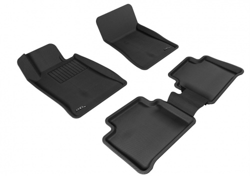 Коврики в салон Mercedes A (W176) 2012-2015, 3D ткань Sotra Lux, Черный, Арт. ST 74-00537