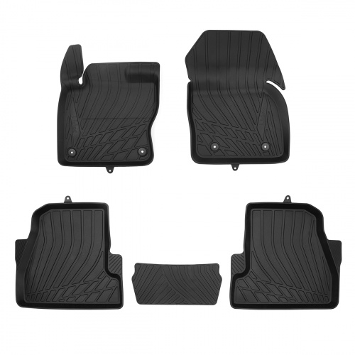 Коврики в салон Ford Focus  2010-2015 Хэтчбэк 5 дв., литьевые Norplast, Черный, Арт. NP11LDC22183