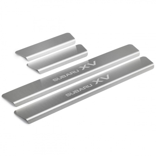 Накладки на пороги Subaru XV II 2017-2021    Арт. NP.5401.3