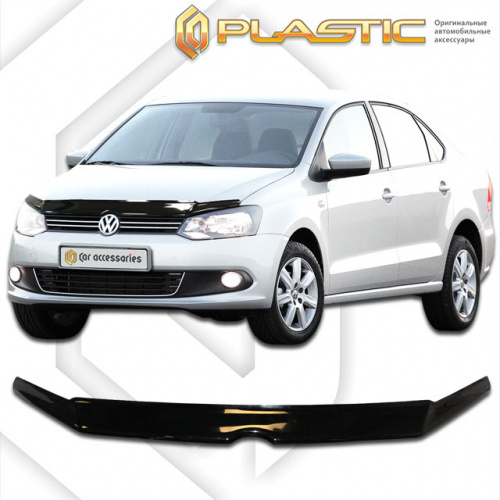 Дефлектор капота Ca-Plastic для Volkswagen Polo, арт.2010010105495