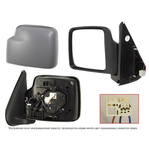 Зеркало боковое  Suzuki Jimny 1998-2005 3 дв. Рег-ка/3конт, слева (L) Арт. STSZ359402