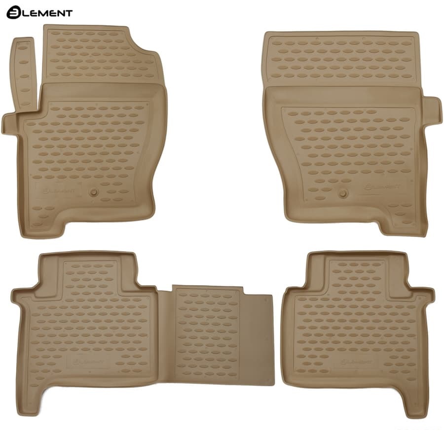 Коврики в салон Range Rover Sport  (L320) 2009-2013 FL, полиуретан Element, Бежевый, Арт. NLC.28.03.212