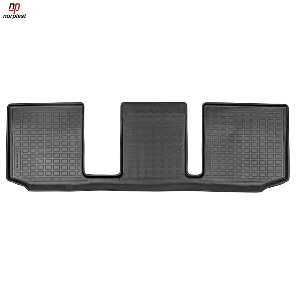 Коврики в салон Renault Grand Scenic (JZ) 2009-2011, полиуретан Norplast, Черный, третий тяд Арт. NPA00-C69-711