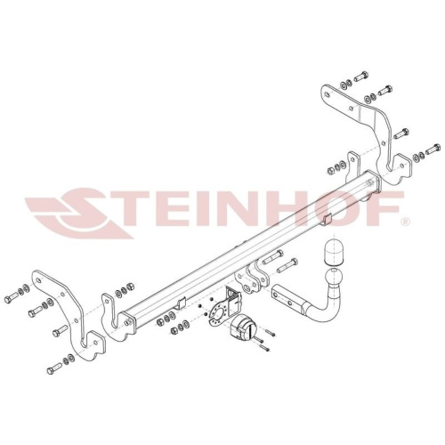 Фаркоп Hyundai Matrix 2001-2005 Steinhof Арт. H268