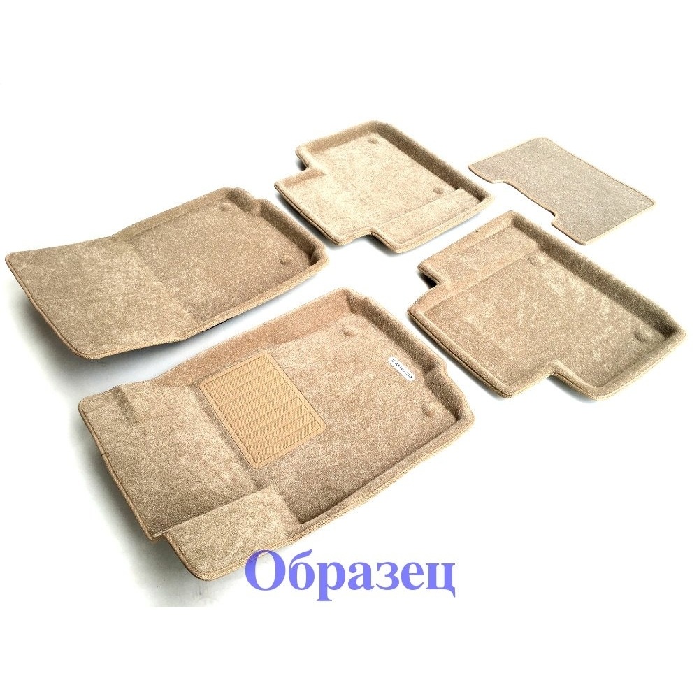 Коврики в салон Infiniti QX50  2017-, 3D ткань Euromat LUX, Бежевый, euro-std Арт. EM3D002804T